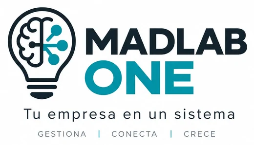 Logo de Madlab One. Tu empresa en un sistema.